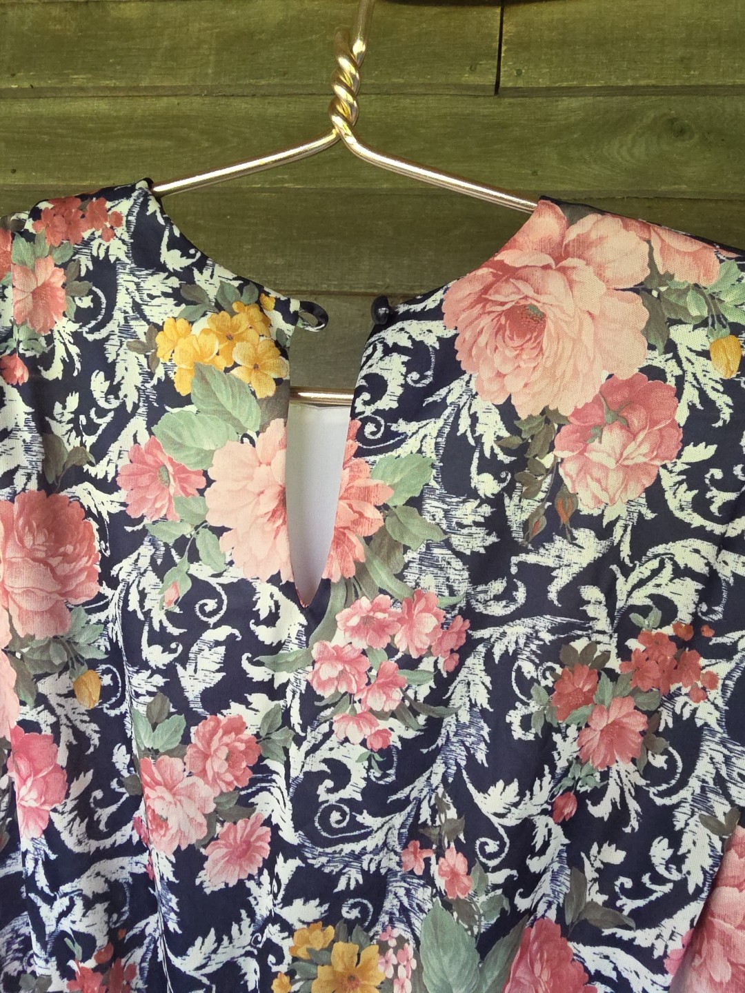 Vtg Lot of 2 Dresses 70s 80s Secretary Mod Poly Teacher