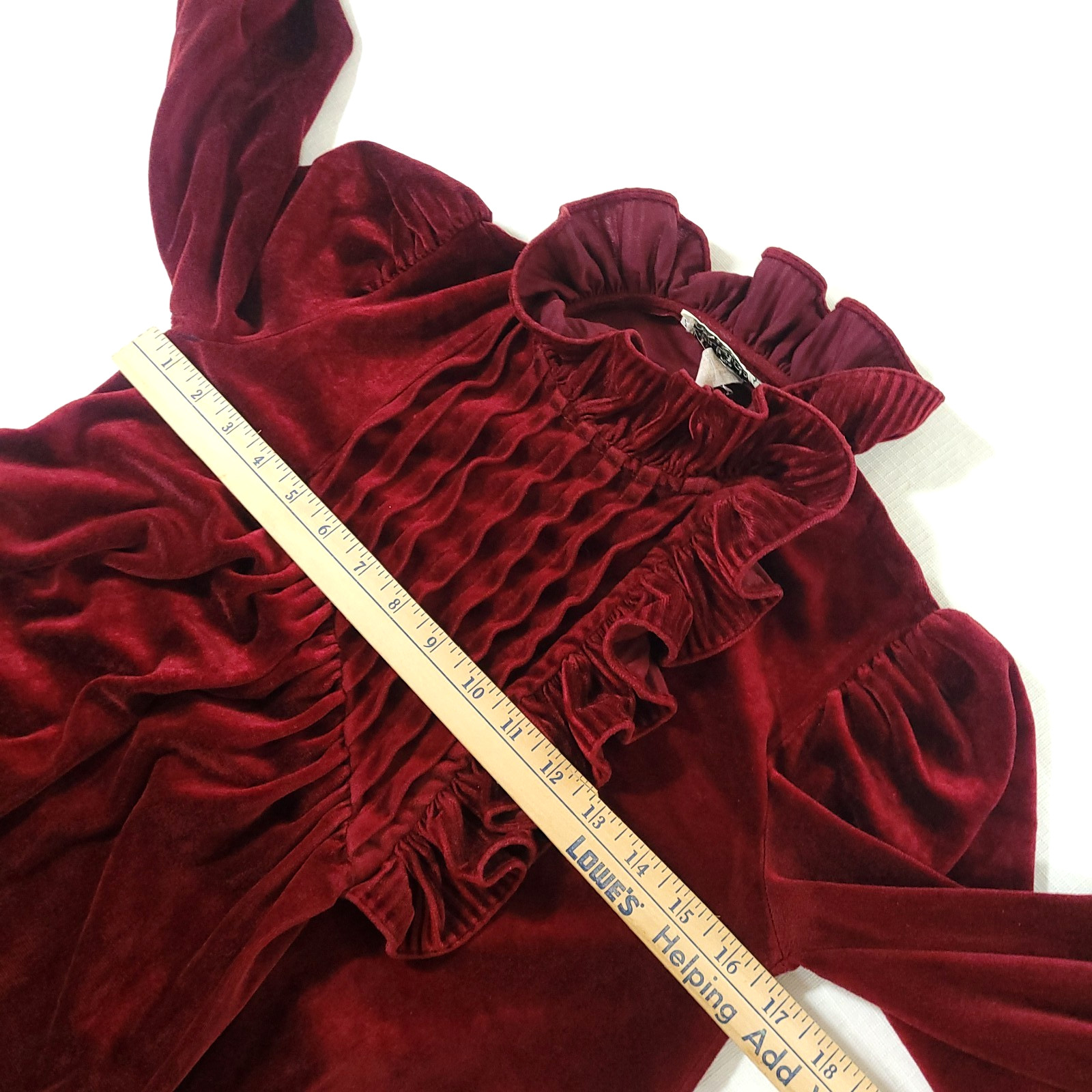 Velvet victorian goth maxi Nightgown Gilligan O&rsquo;Malley M Pet Coquette vampire