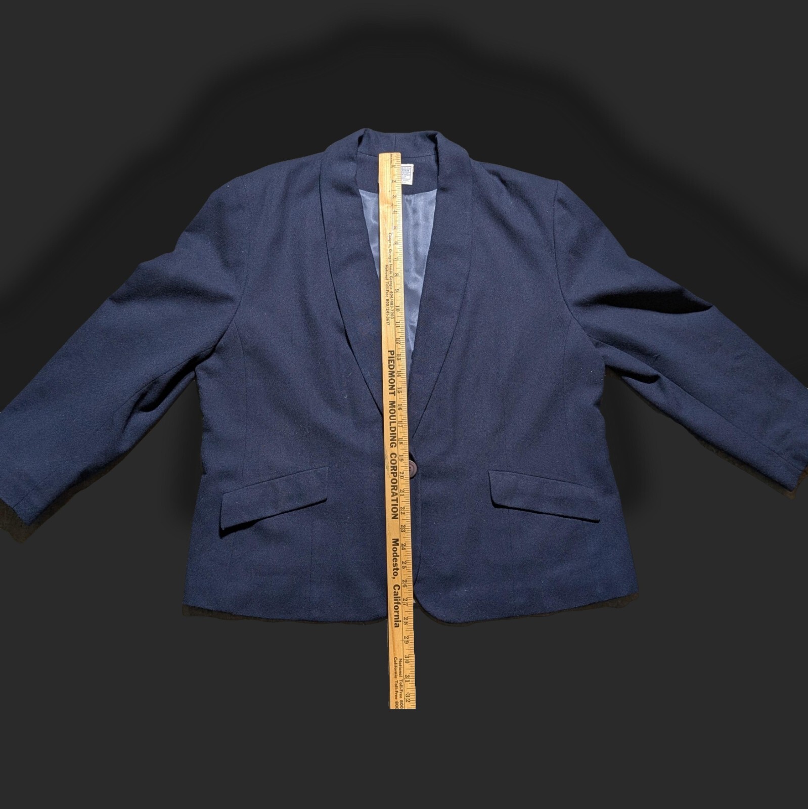 80s Ladies Pendleton Blazer United States Blue Wool XL