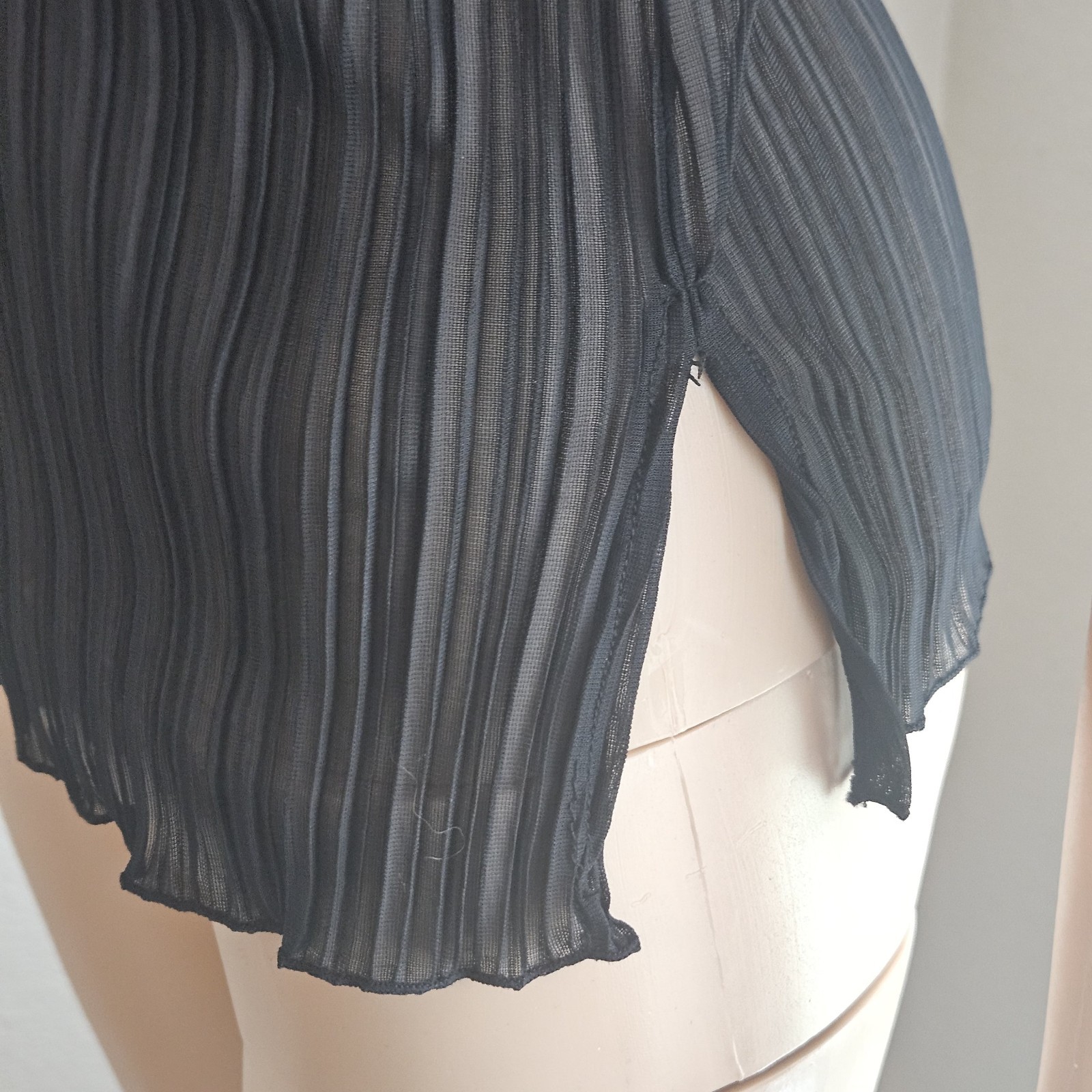 Vintage Y2K Sheer Black Cami Victoria&rsquo;s Secret Sz S