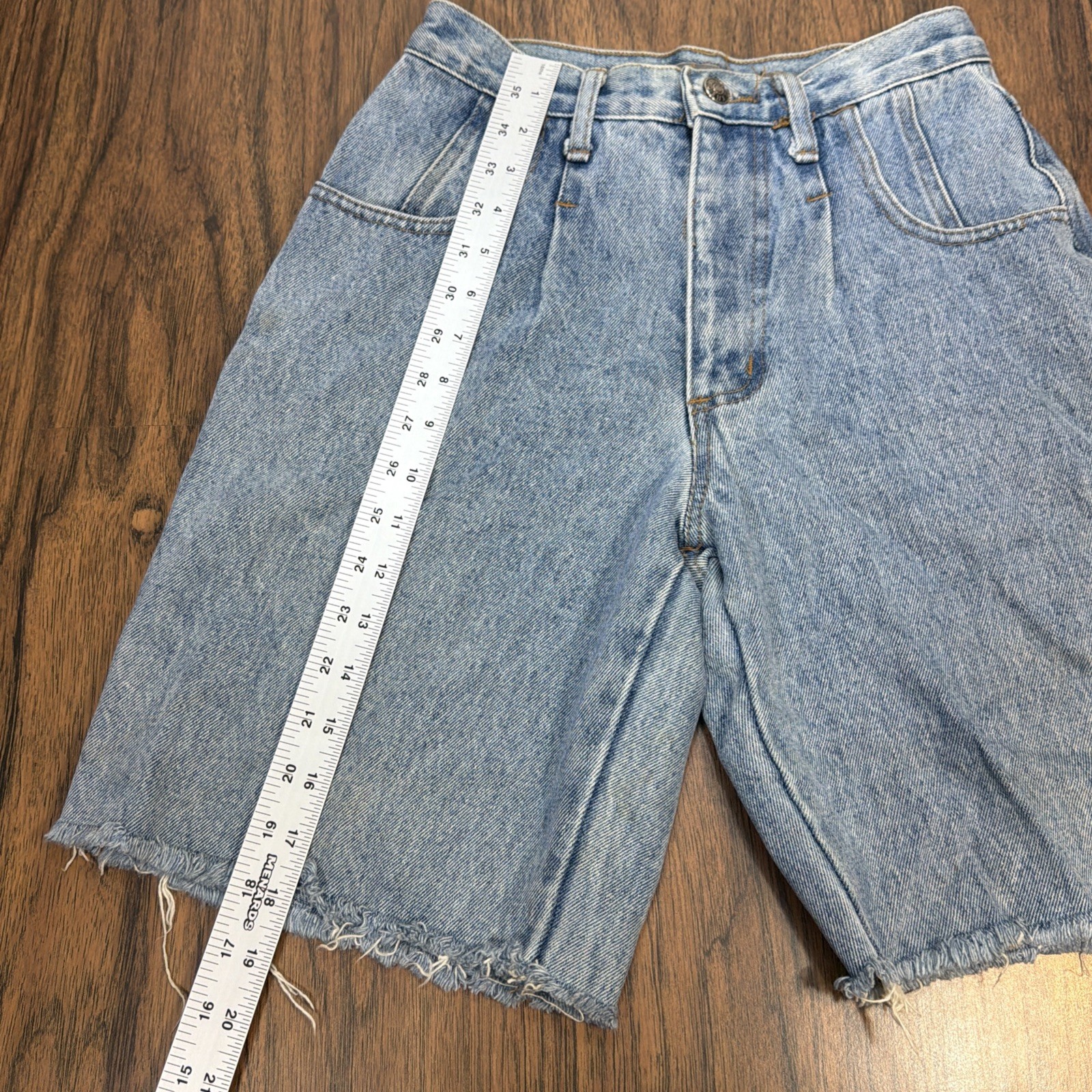Vtg The Limited 70s 80s Jean Shorts Hi-rise Womens 2 Pleated USA 25×8.5 Cut Offs