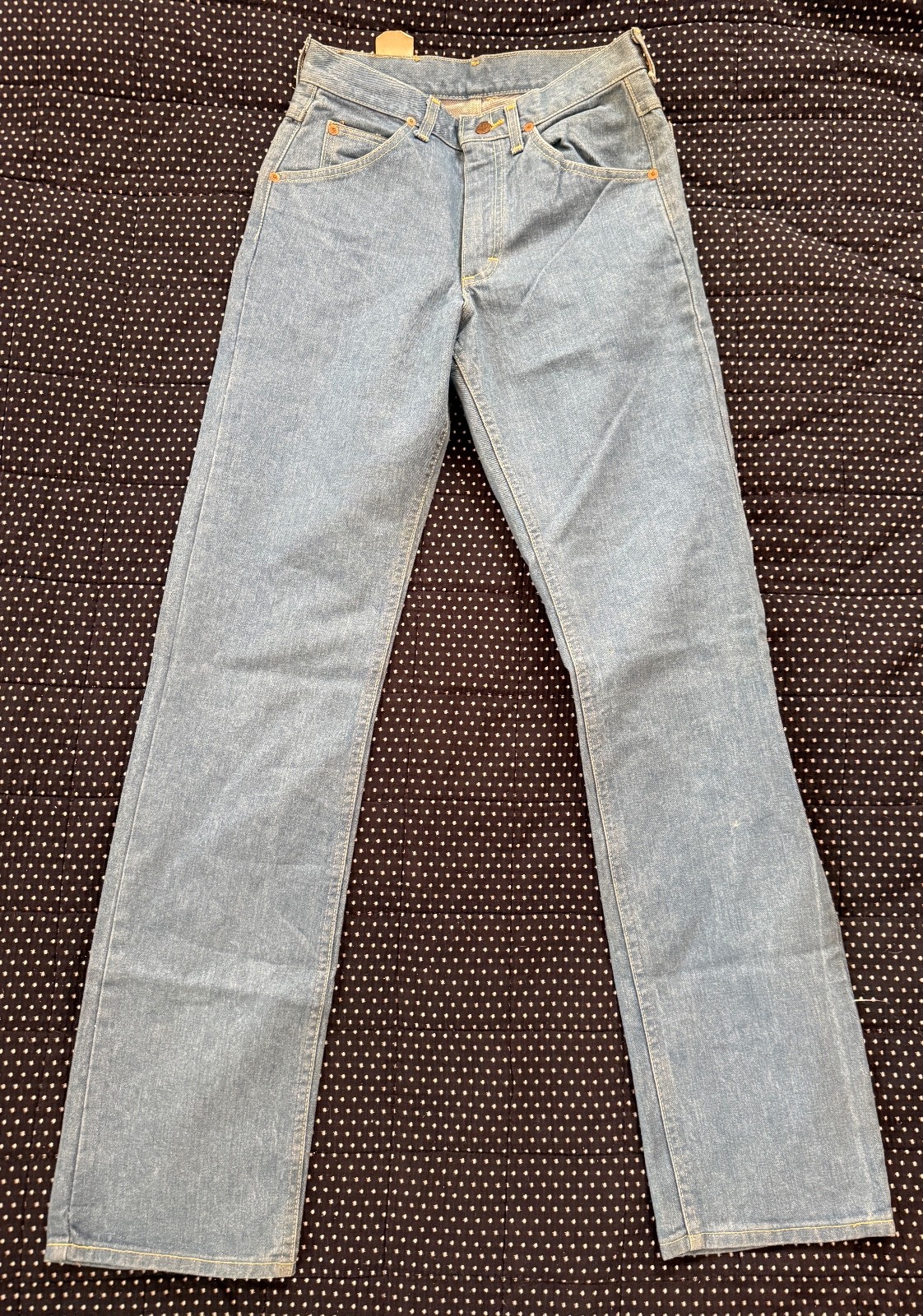 Lee Vintage 70&rsquo;s Rider Straight Leg Denim Jeans Regular NOS Deadstock 29×34 USA