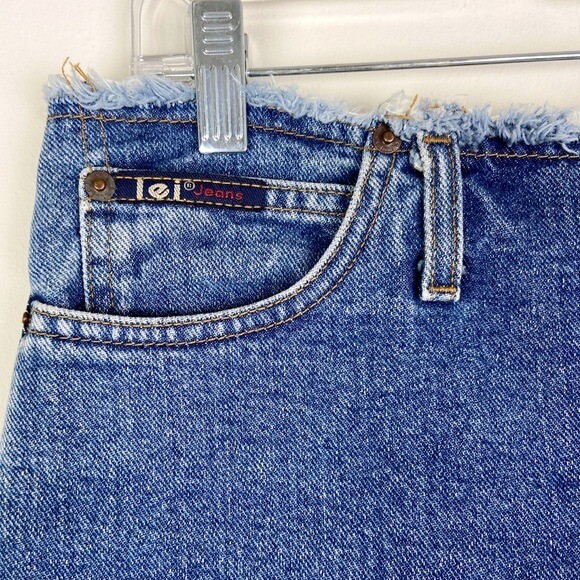 l.e.i. Y2K Denim Jean Mini Skirt