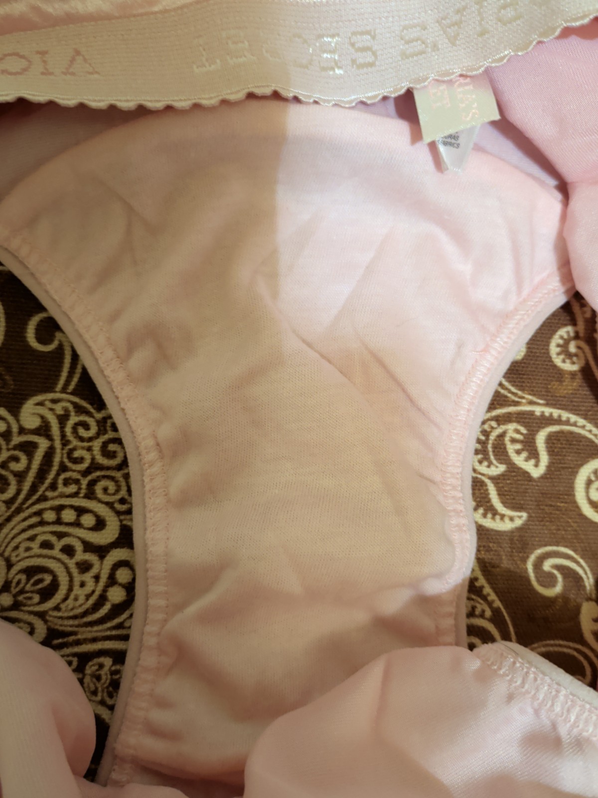 Vintage Victoria&rsquo;s Secret Satin Second Skin Signature Brief Panties Size Large