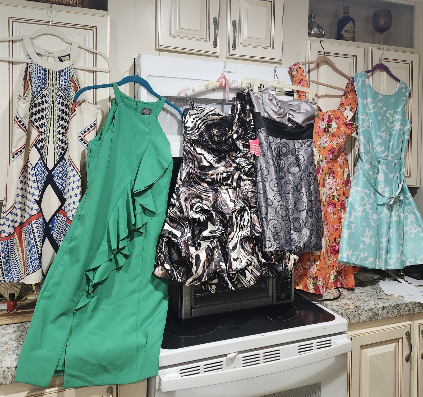 Lot 6 SMALL party Summer Designer Dresses Vince Camuto 1 Usa Md 2 Nwts