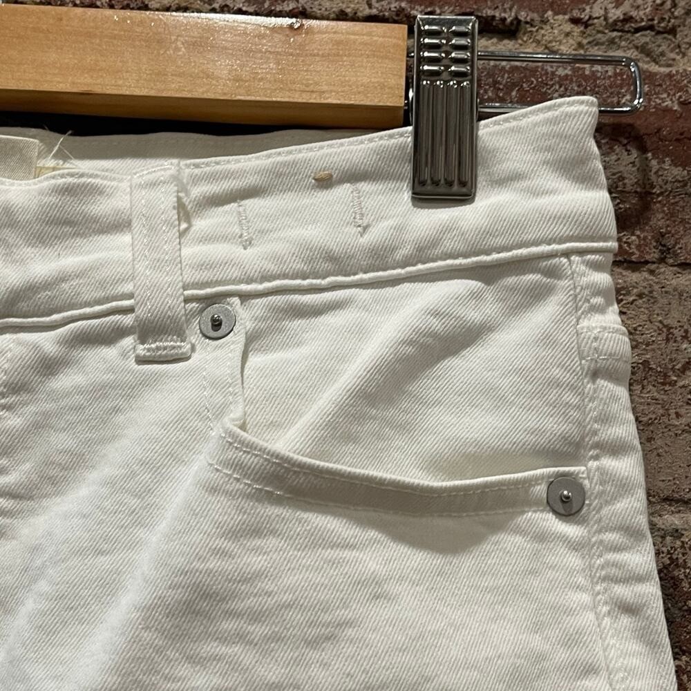 Madewell The &rsquo;90s Straight Crop Jean Size 25 in Tile White