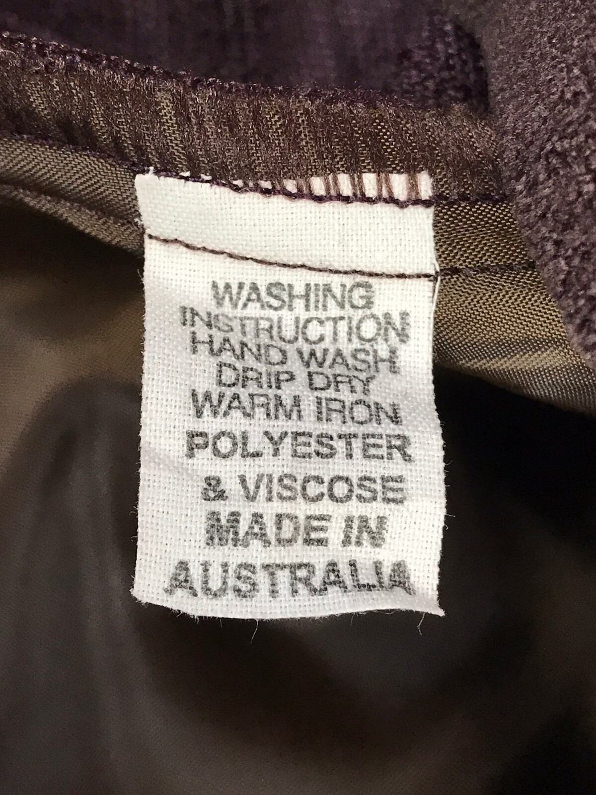 Vintage Womans Brown Jacket By David Size 18 Made In Australia