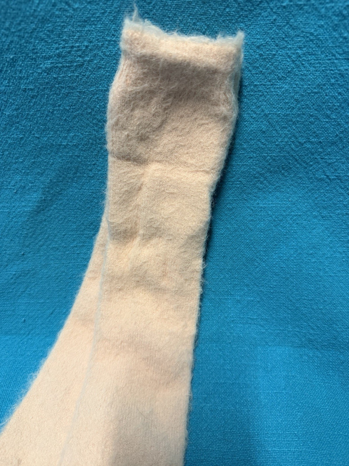 Vintage Ladies Socks Acrylic Crew Peach 8-11 23&Prime; 80&rsquo;s 90&rsquo;s NOS Fuzzy