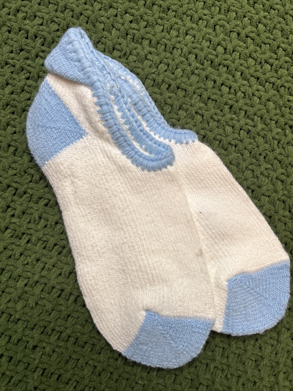NOS VTG Wigwam Low Socks ankle 8.5-11 Orlon Nylon Acrylic Irregular 80&rsquo;s 90s