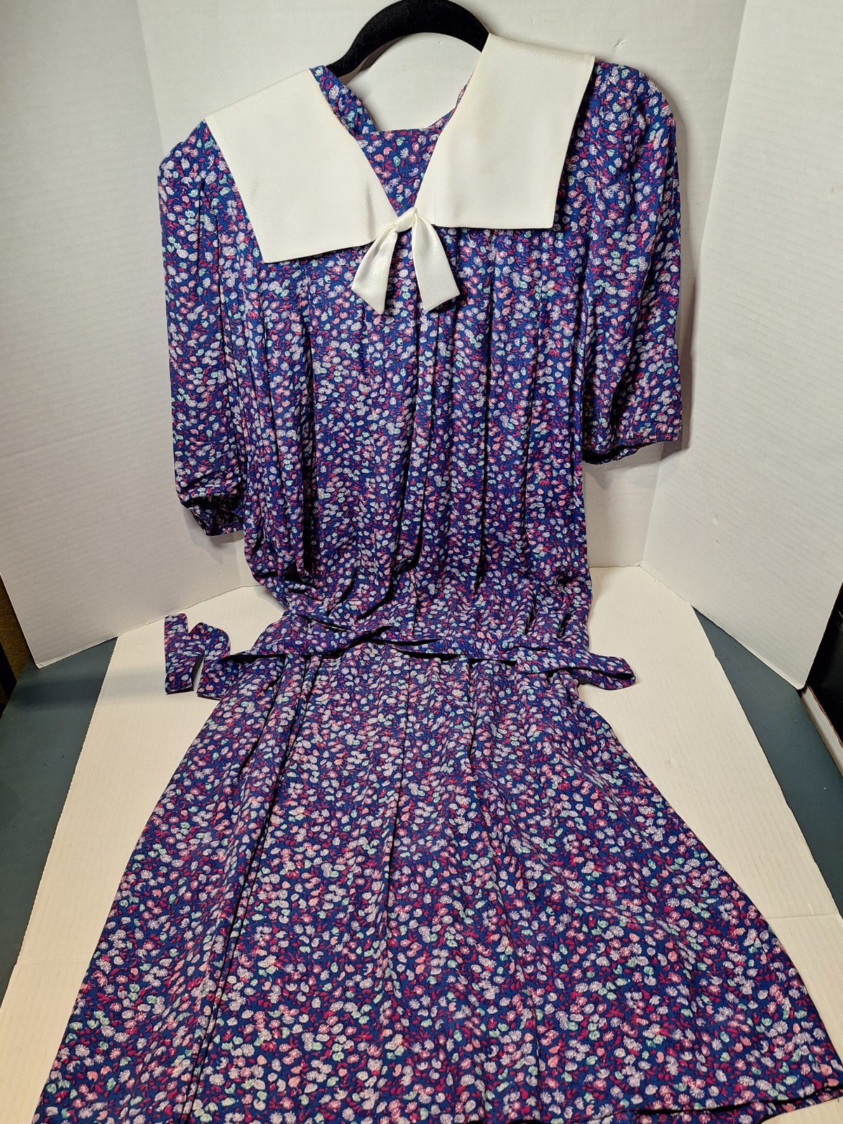 Vintage Karin Stevens By Steven Stoller Dress, Woman&rsquo;s 12, Cotton Belnd