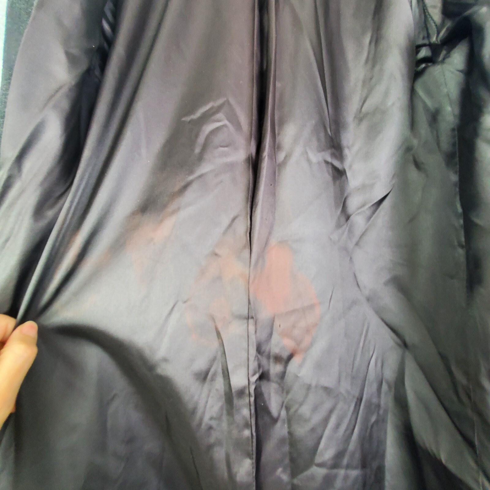 Vtg 70s Womens Jacket Size Medium Gray Wool Cashmere Blend Trench Coat ILGWU
