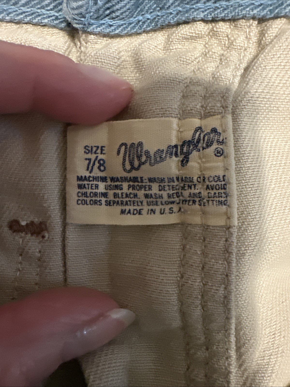 Vintage 1960s Original Peter Max Wrangler Shorts Size 7/8 USA Rare