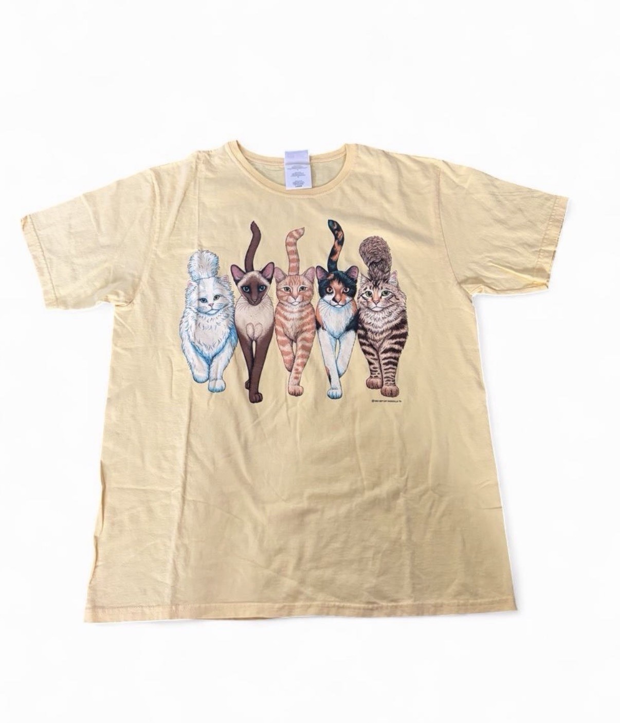 Vintage 1990’s Hep cat Shirt In Yellow