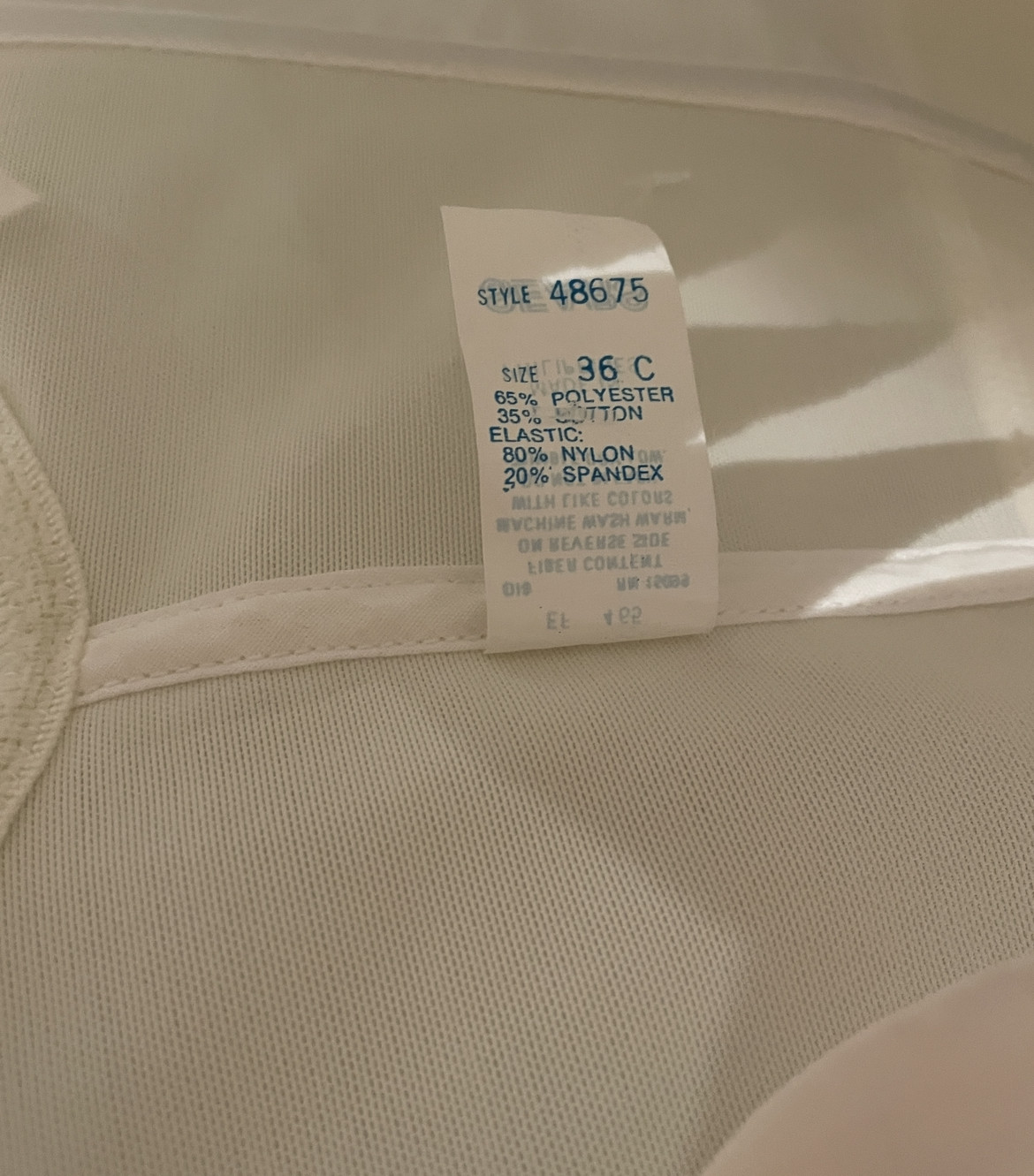 Vtg Sears Longline Bra 36c Style 48675 Cotton/Polyester 1950s/1960s Rockabilly