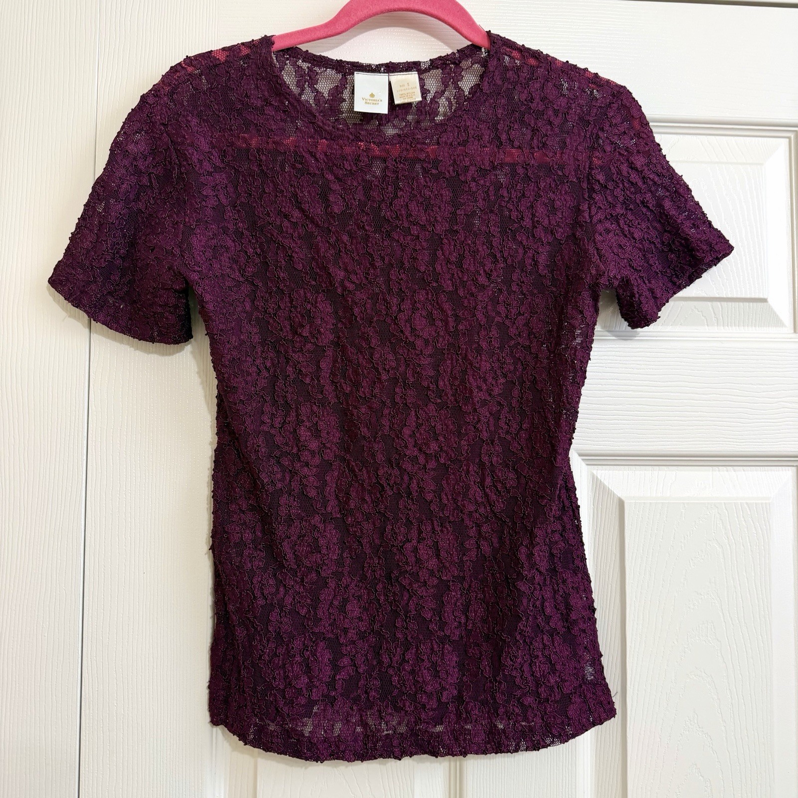 Gold Label Top Small Lace Floral Fairy Whimsigoth Victoria Secret Vintage 90s