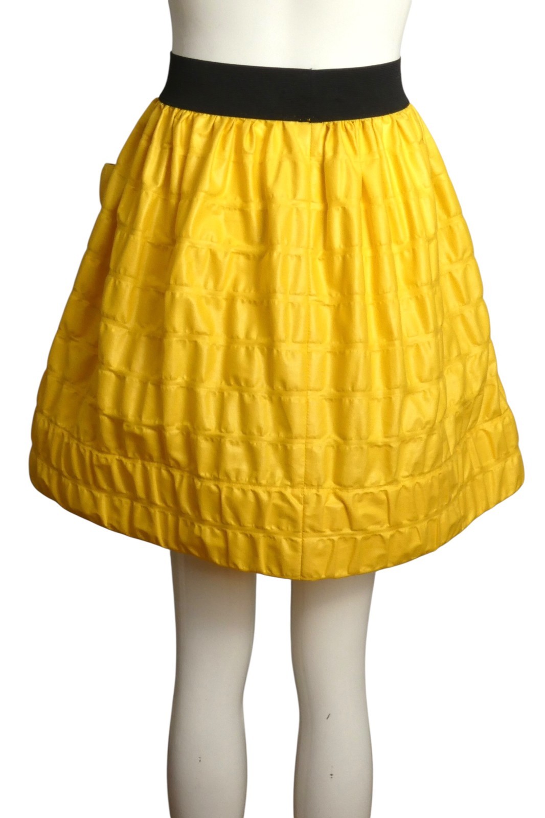 PIERRE CARDIN- 1996 Yellow Seersucker Skirt SIze 6