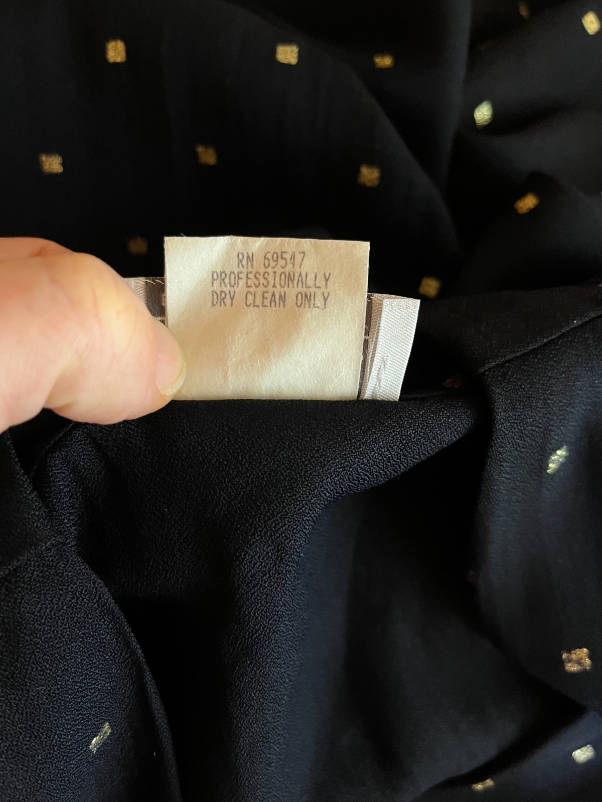 Vintage Essay Size 6 Light Blazer Jacket Black Gold Tie Waist 80s or early 90s