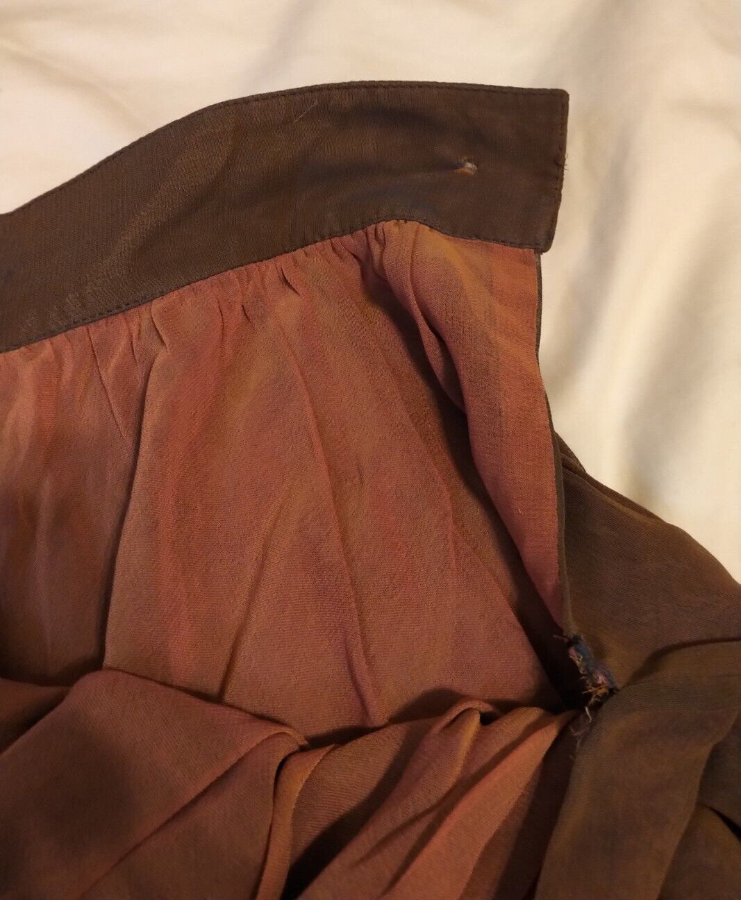 VINTAGE 1990S BYBLOS IRIDESCENT CHIFFON FLOWY MINI SKIRT ITALIAN 40 US 6