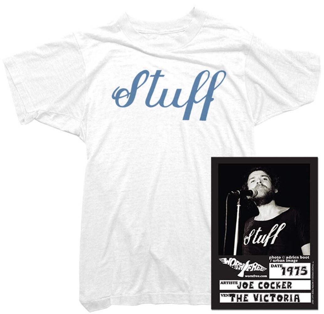Joe Cocker T-Shirt – Stuff Tee worn by Joe Cocker – Womens