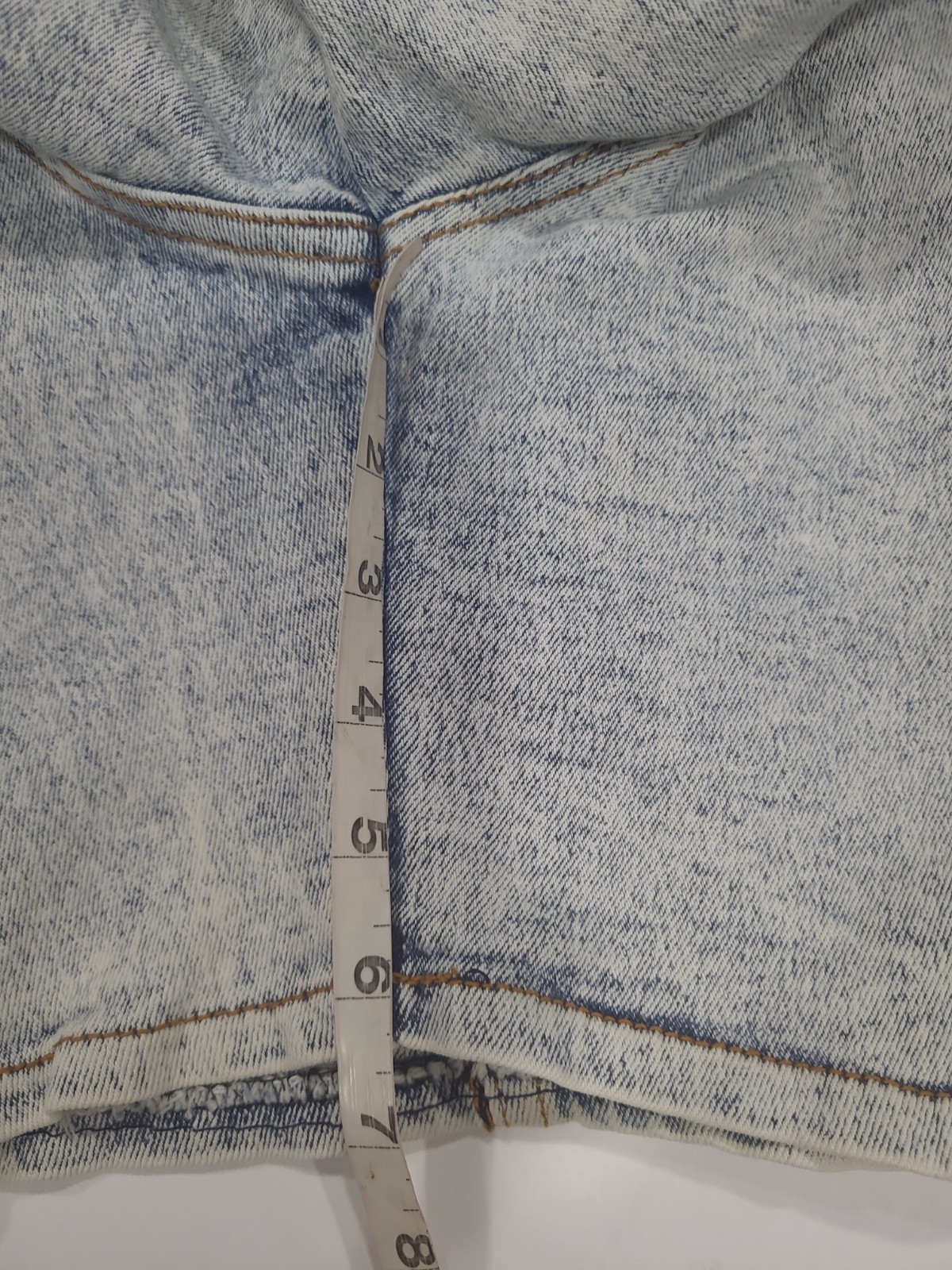 Vintage Golden Star High Rise Acid W Jean Shorts Junior 13/14 Lace Heart Inserts