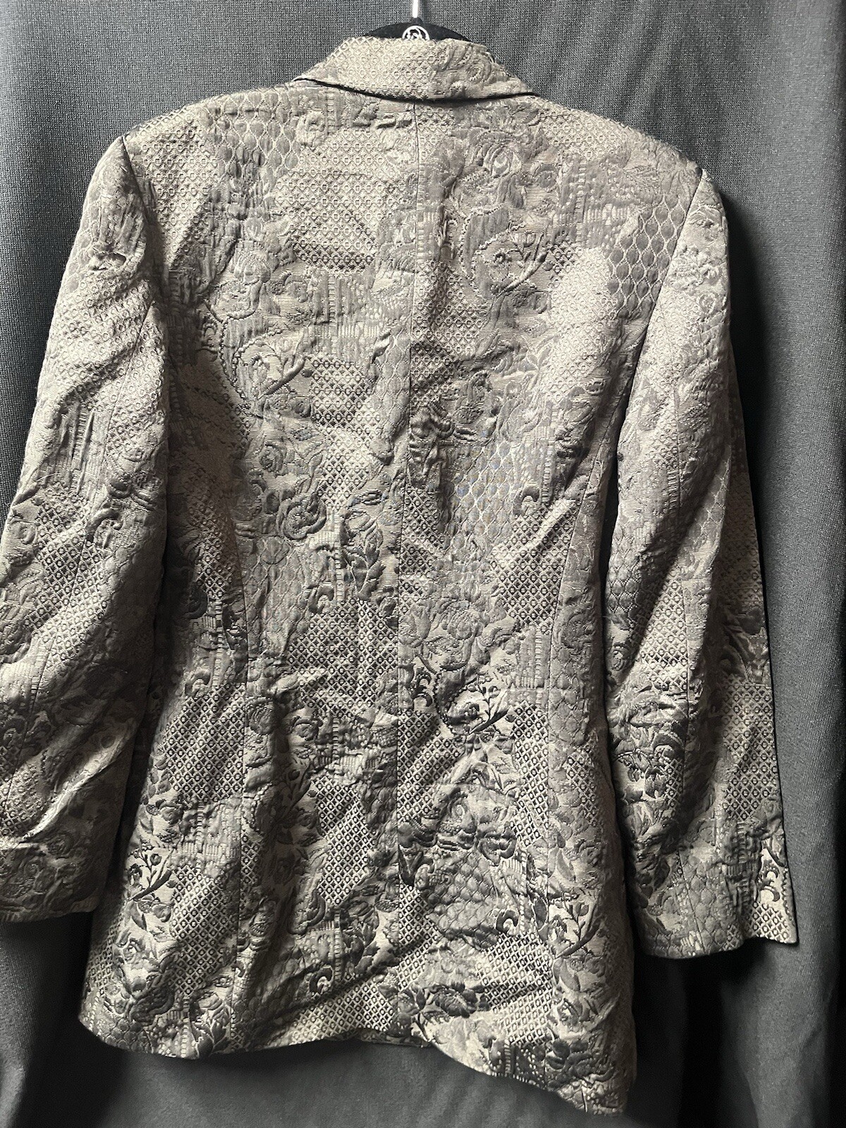 Vintage Tahari Olive Green Blazer Jacket w/ Button Closure Size 8