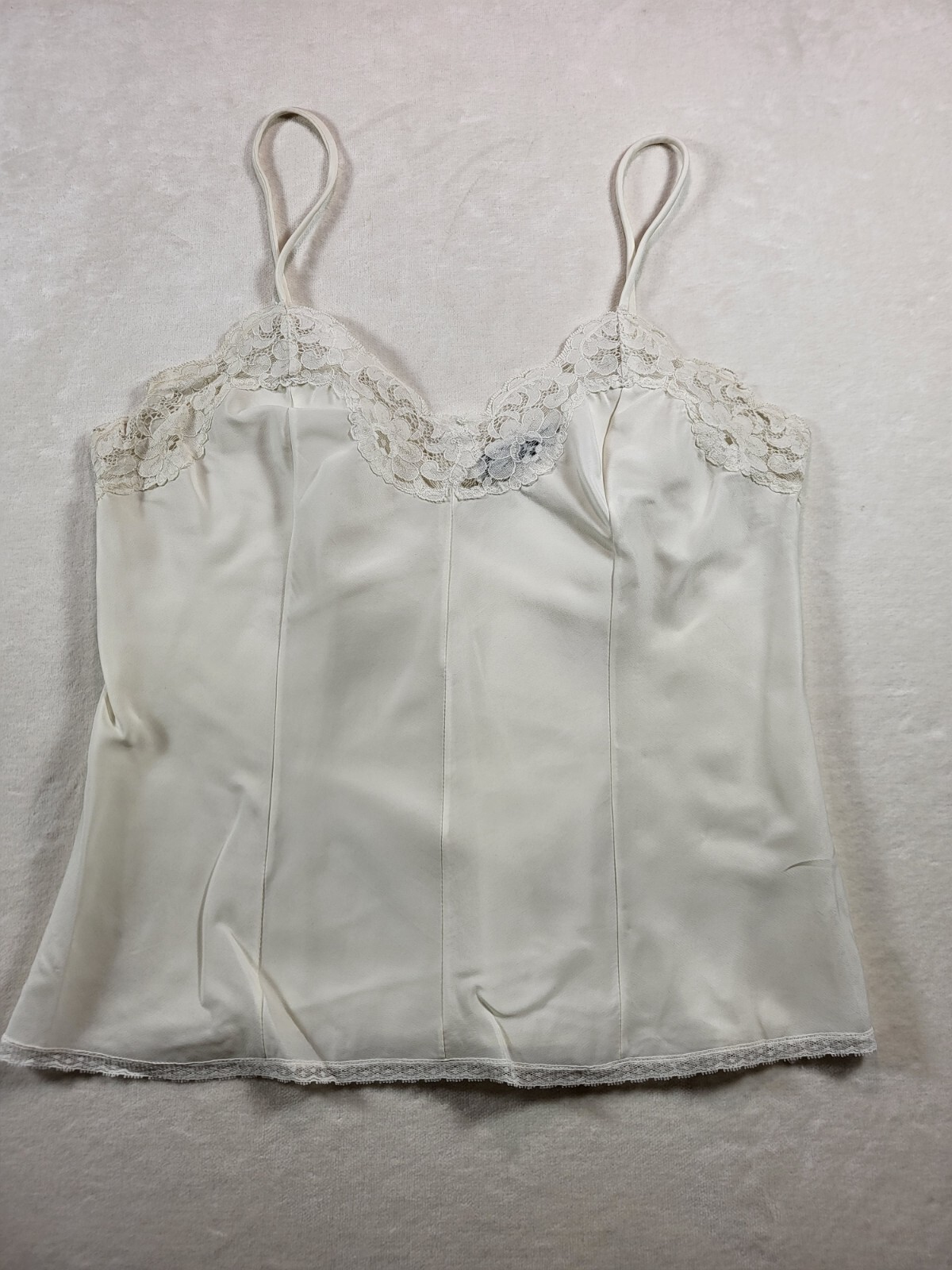 Vintage Lady Lynne Cami Women&rsquo;s S Camisole Polyester Rayon Nylon USA Union Made
