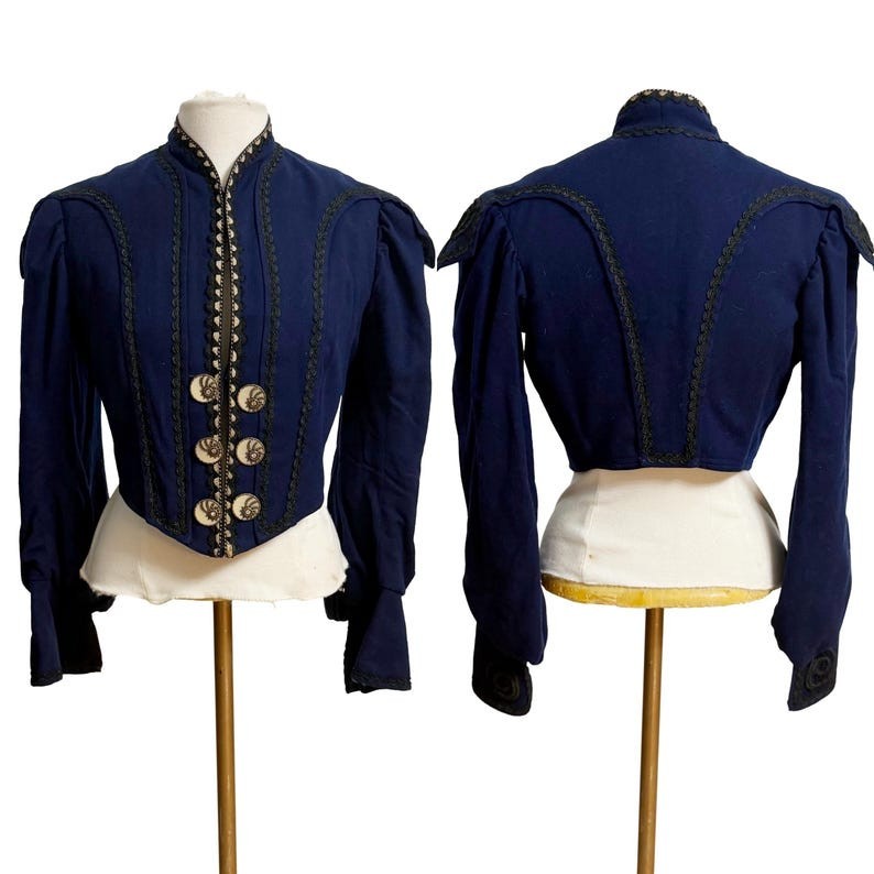 Authentic Edwardian Jacket / Antique Jacket / Size Small