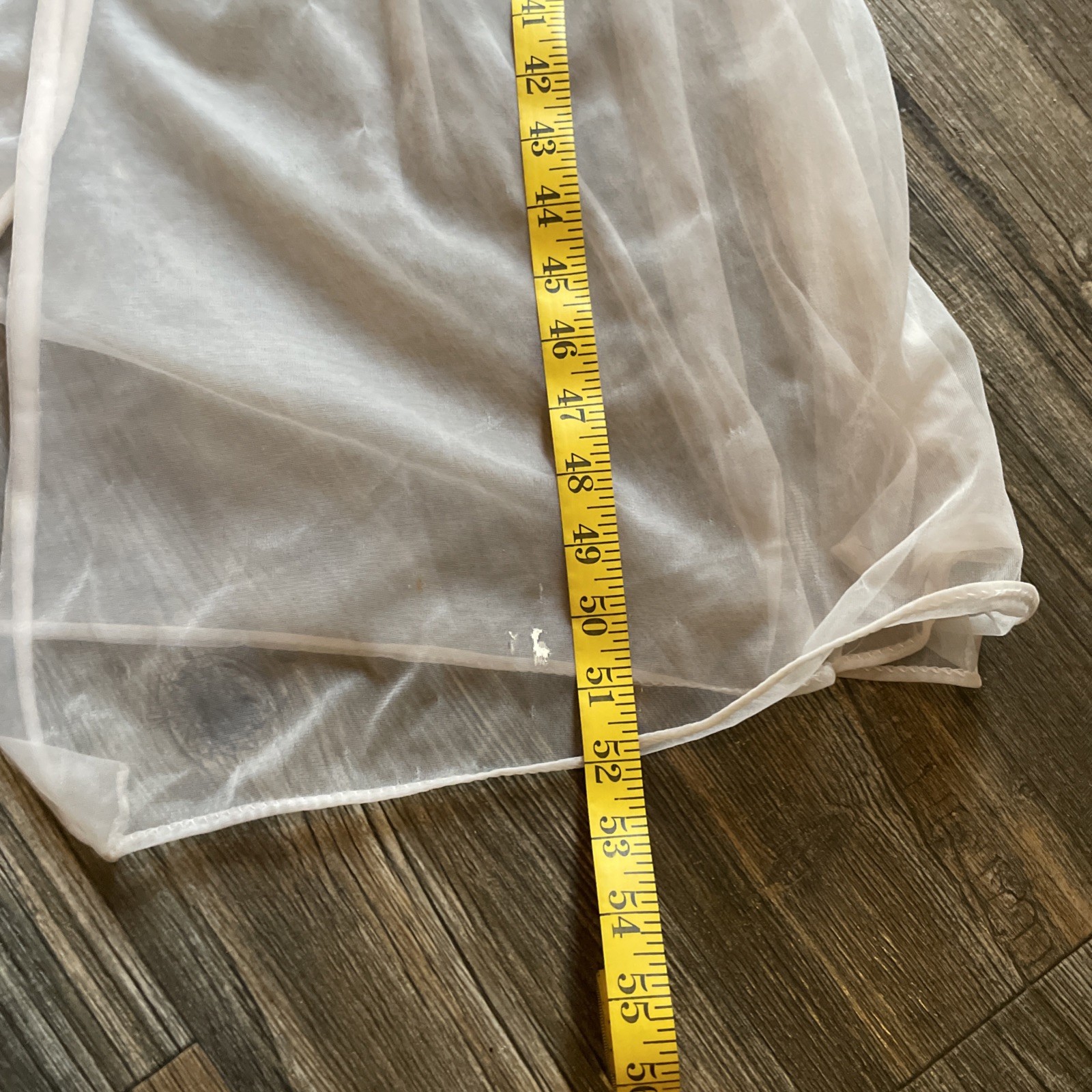 Vintage Sears Sheer Peignoir Size Medium 12-14