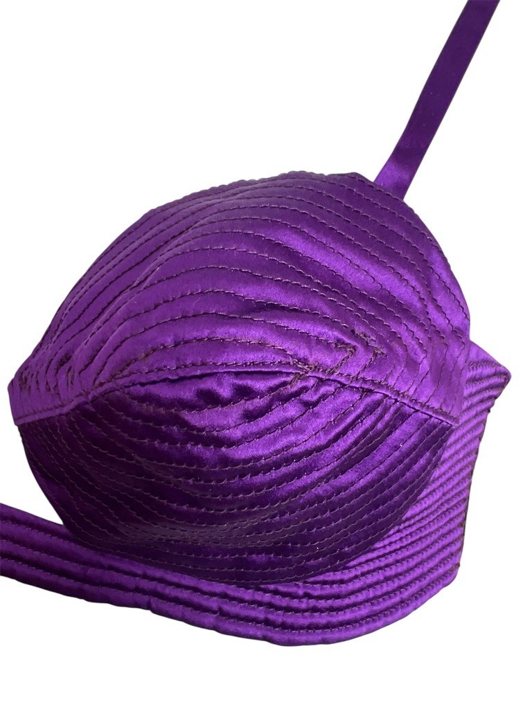 TOM FORD FOR GUCCI VINTAGE 2001 SILK CONE BRA TOP NEW OLD STOCK WITH ALL TAGS!!