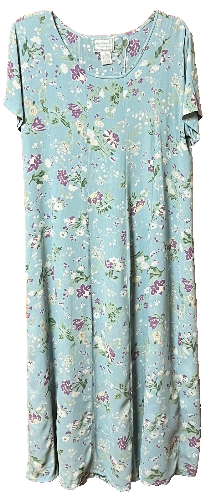 Women&rsquo;s Vintage April Cornell Floral Cottage Boho Pullover Dress, Size M, EUC
