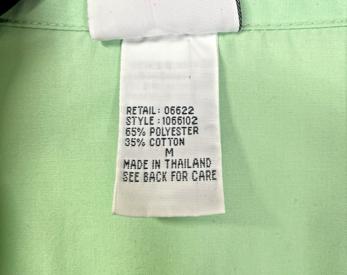 vintage lightweight green jacket – Koret Francisca womens sz M snap button front