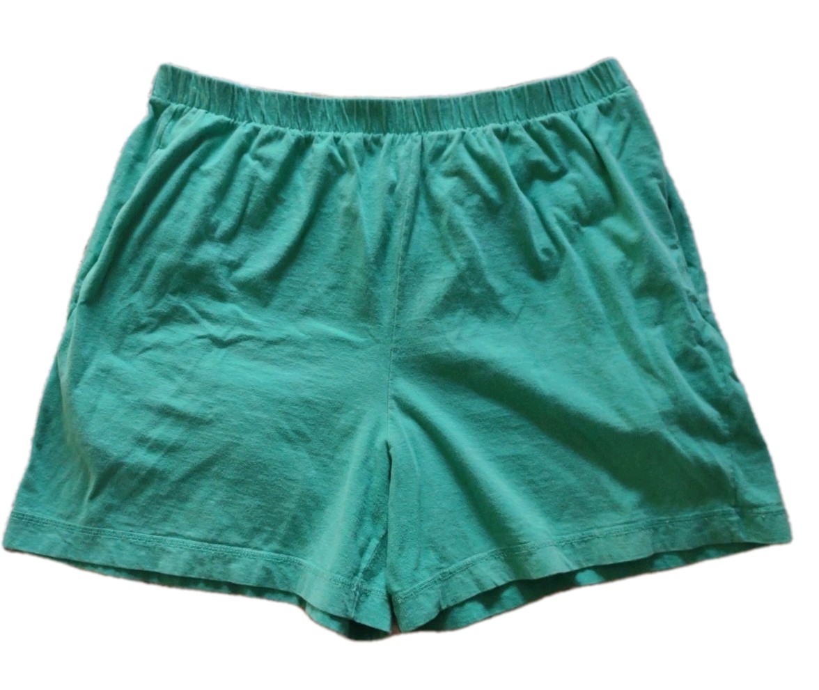 Vintage 1990’s Colors Of Benetton Jersey Knit Pocket Shorts M Classic Green