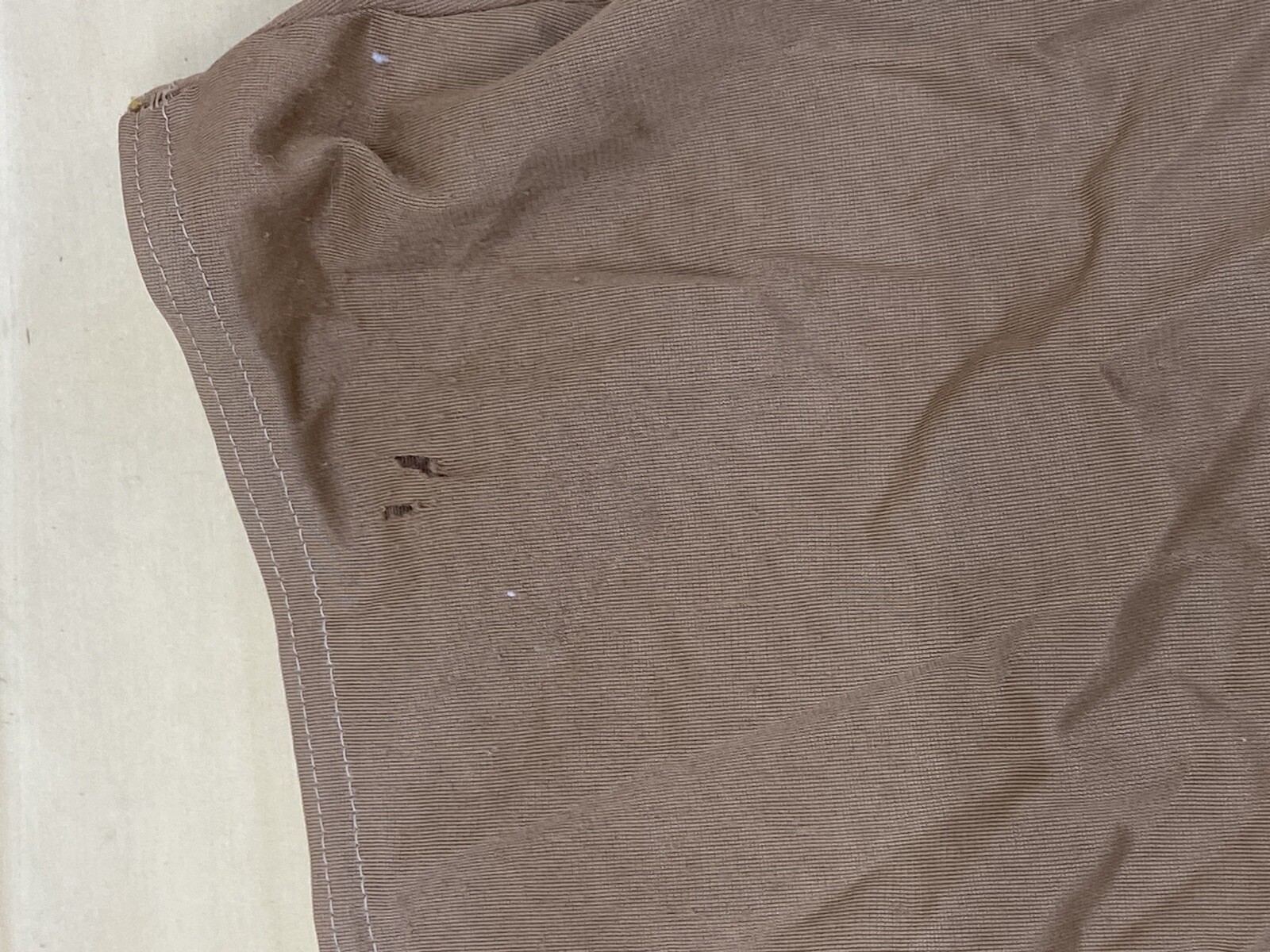 Vintage 1950&rsquo;s Hollywood Vassarette Granny Panties Brown Nylon Lace Size 6