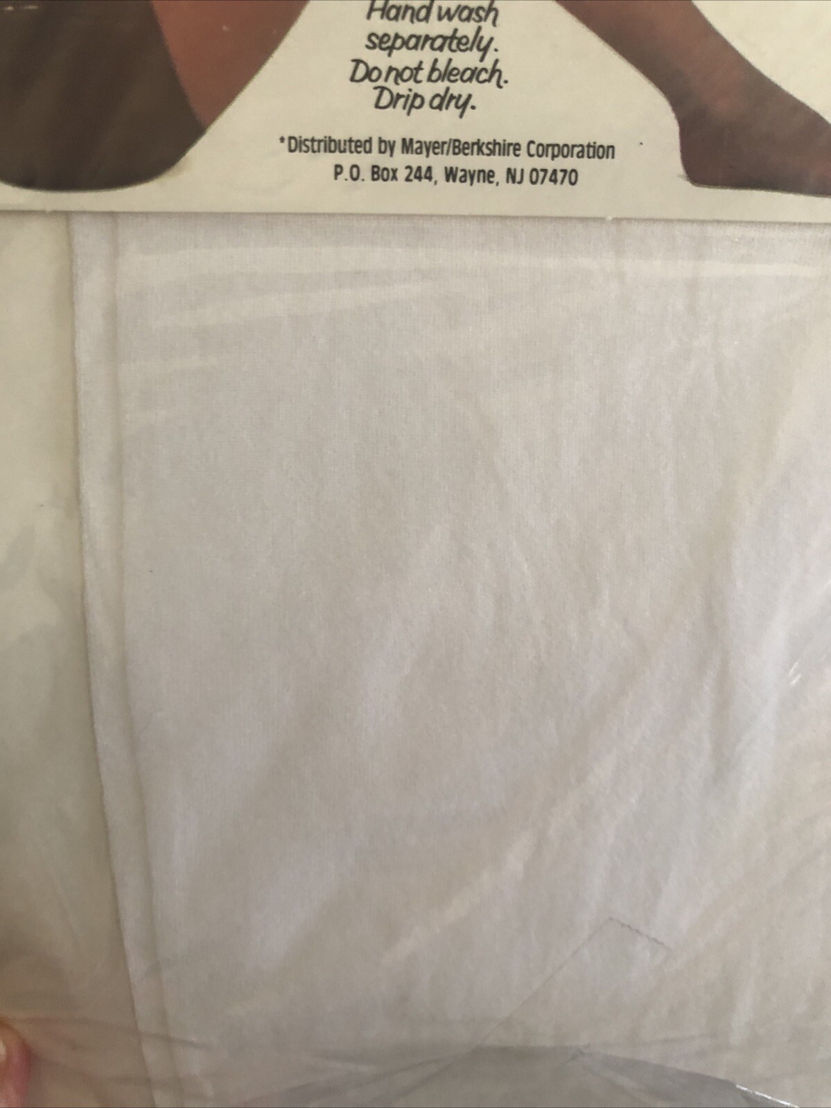 Vintage Mayer Bunny Soft Control Top Nylon Sheer Pantyhose White TALL 1985 USA