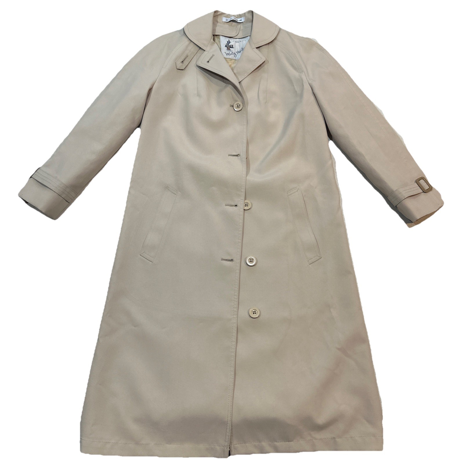 Vintage Misty Harbor made in the USA women’s raincoat, Wear In Good Health
