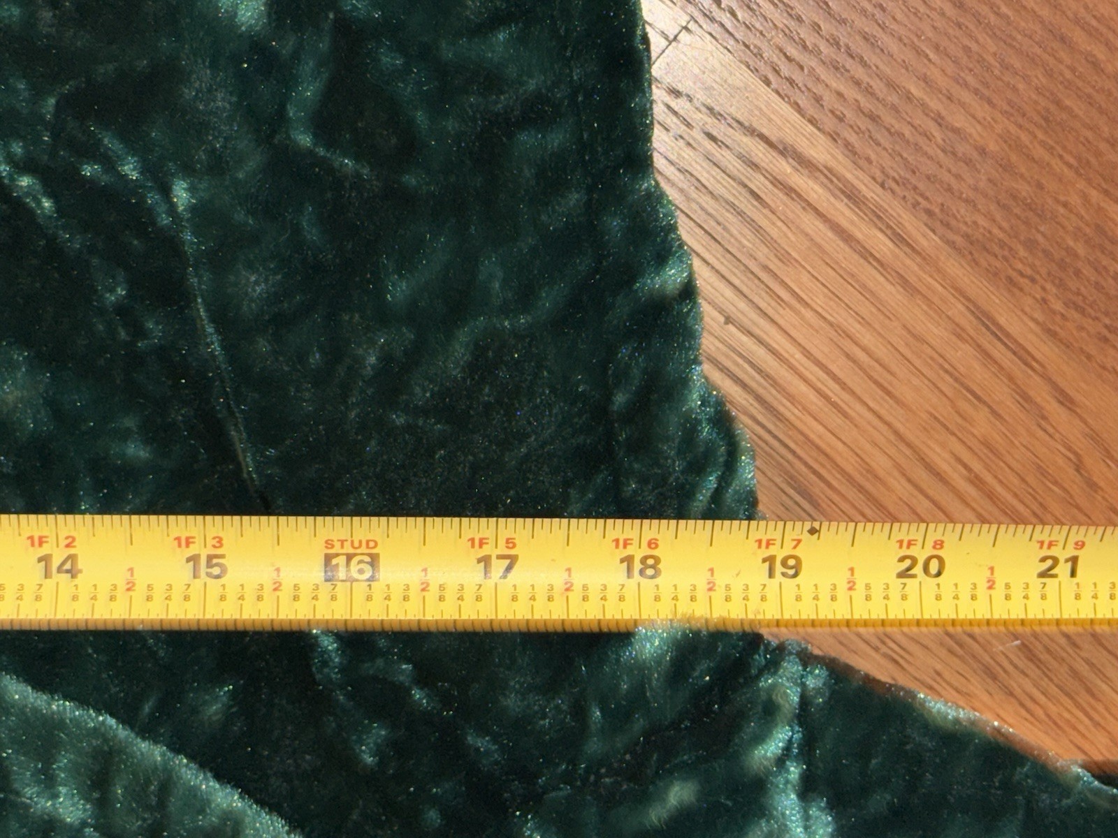 Green Crushed Velvet 70s Double Breasted Vintage Coat By VIBES by CAMPUS