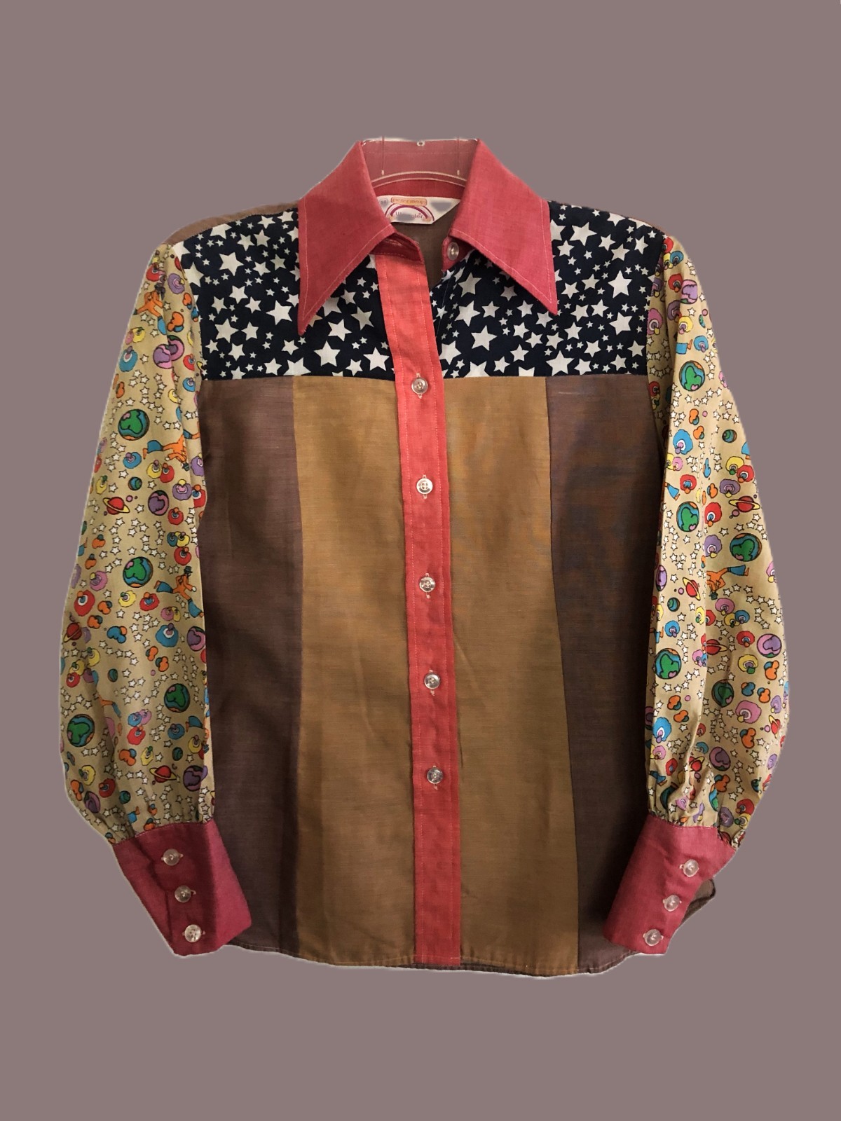 Vintage 60&rsquo;s/70&rsquo;s Peter Max Wrangler Shirt/Blouse (Size 34)