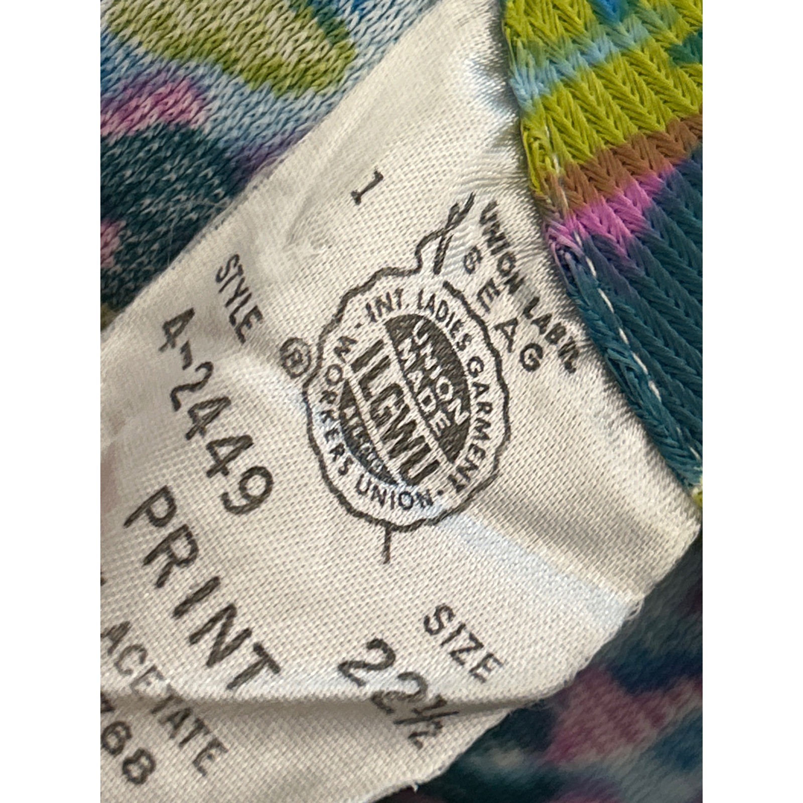 60s Carol Brent Montgomery Ward Shift Dress Psychedelic Mod Retro Groovy 22.5