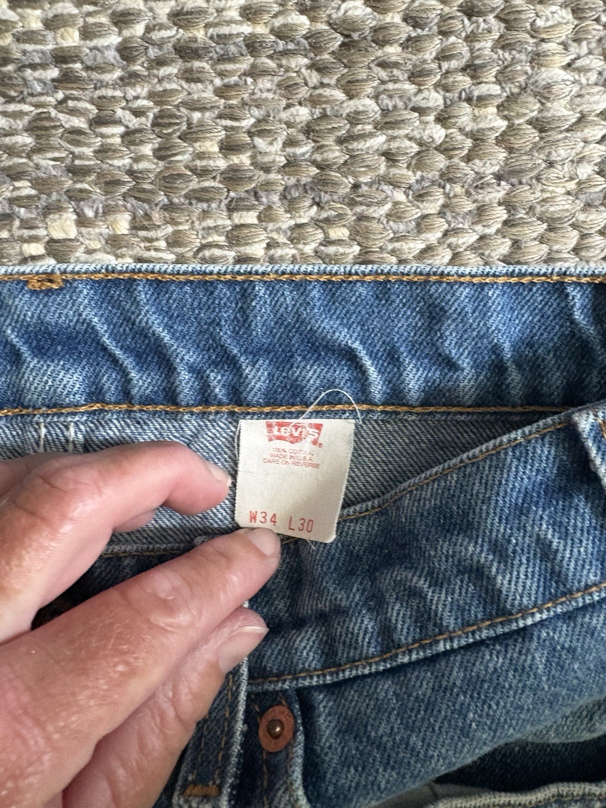 Vintage 1990s Levi’s orange tab jeans 34×30