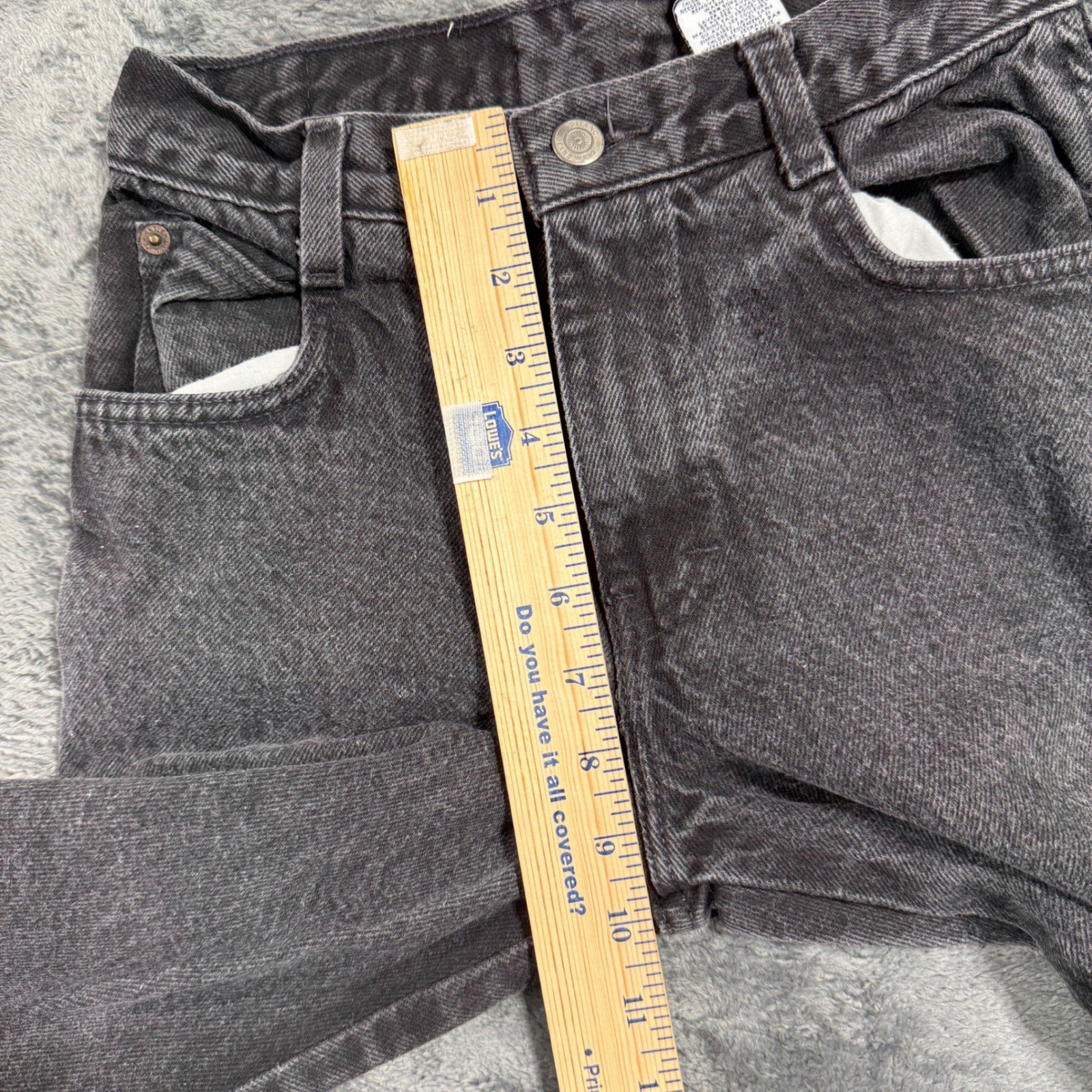 Gitano Jeans Women 10 Regular Black Vintage High Waisted Tapered Mom Denim