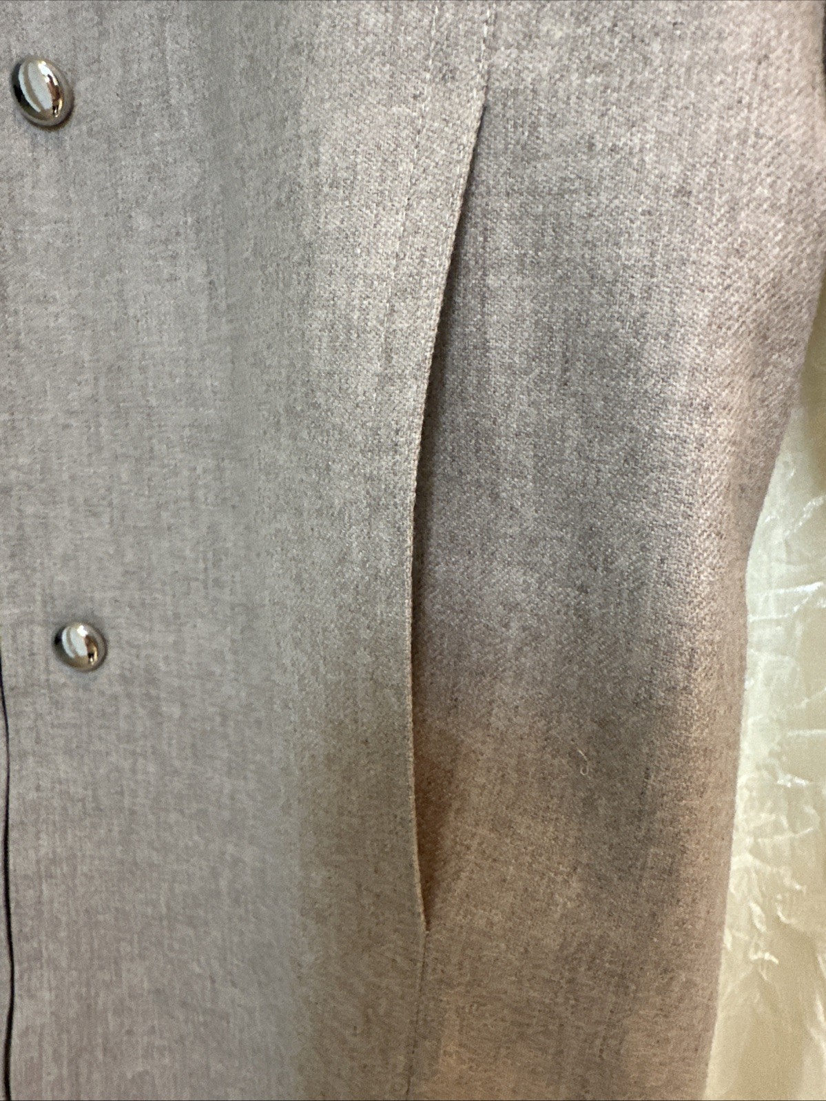 COURREGES VINTAGE PARIS WOOL JACKET SKIRT SUIT Sz38(6)
