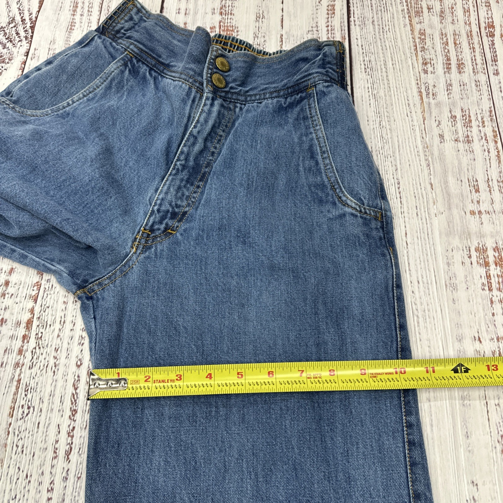 VTG 70’s Pentimento Bell Bottom Jeans Womens Sz 9(23×31) High Waist Stretch RARE