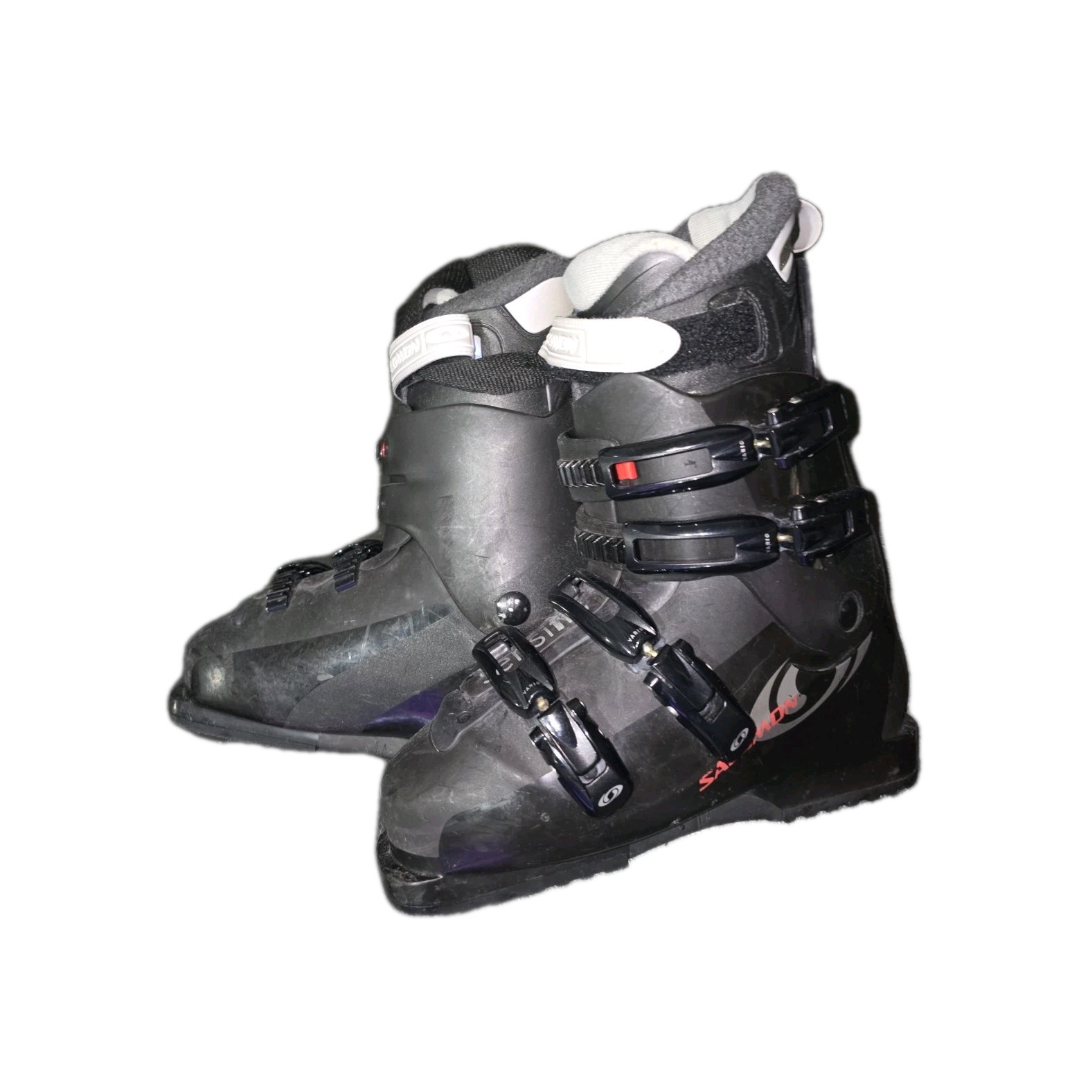 Salomon Performa 4.0 Womens Ski Boots Size 26.5 Mondo US 9.5 Flex 45 Black