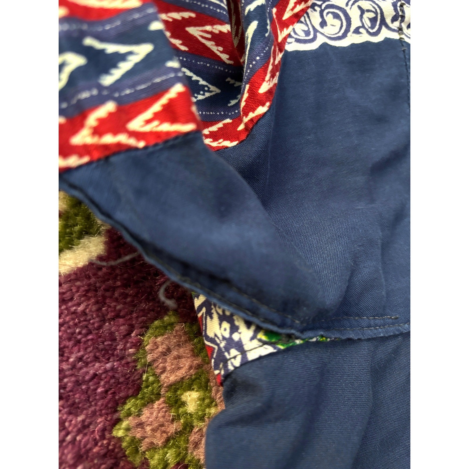 Vintage 60s 70s wrap convertible halter dress dashiki print hippie bohemian