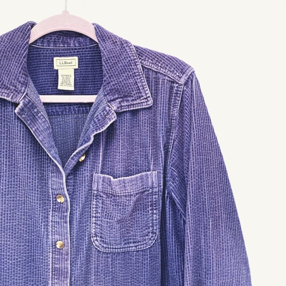 L.L. Bean Vintage Corduroy Button Up Shirt