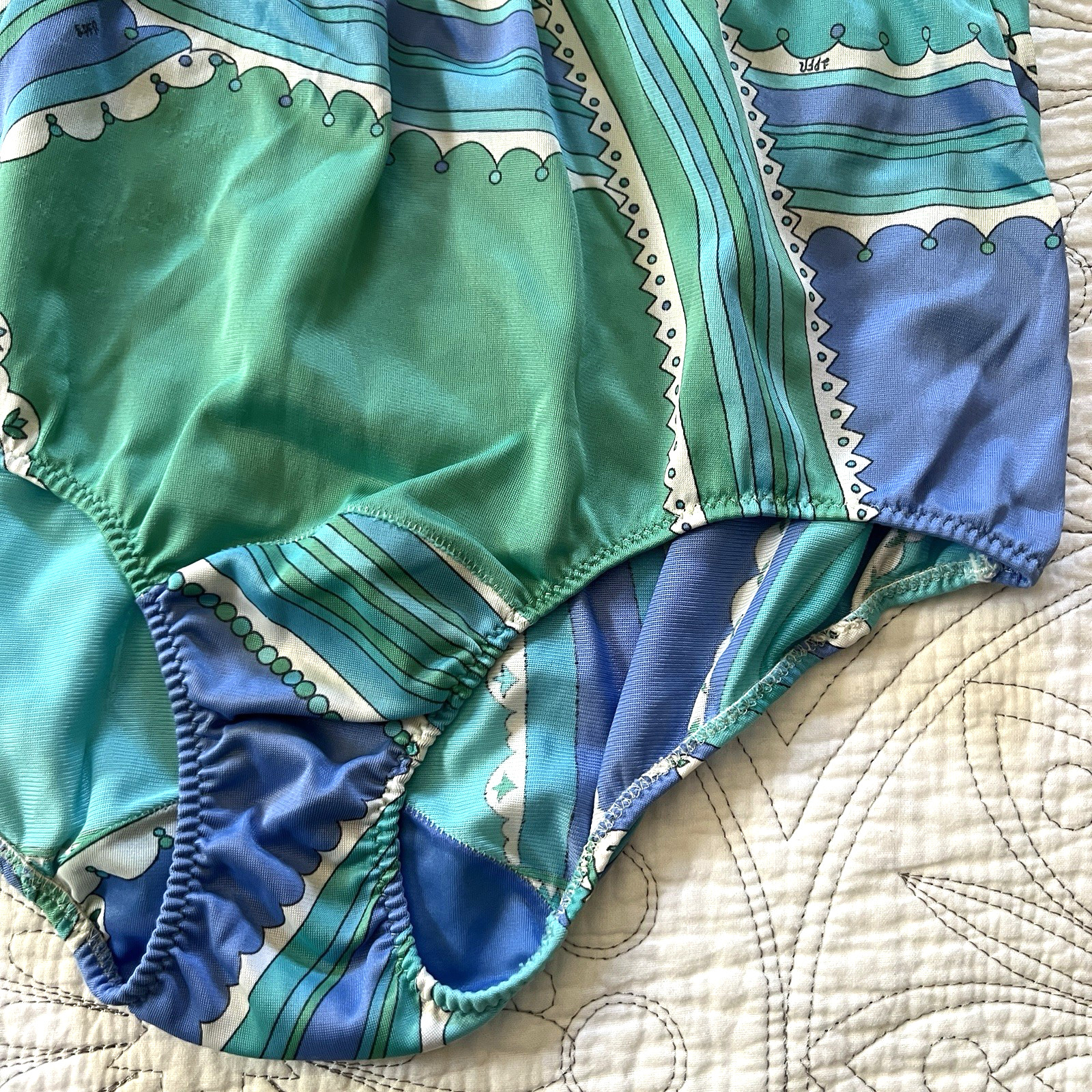 EMILIO PUCCI Vintage Lingerie Brief S/M sz. 5 Formfit Rogers MOD Print 60&rsquo;s/70&rsquo;s