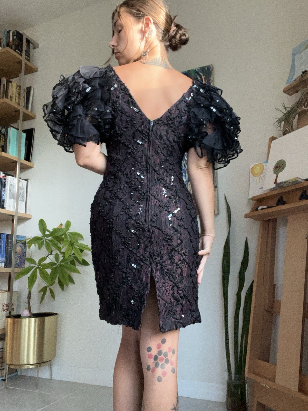 ✨ Vintage 1980s Susan Roselli for Vijack Cocktail Party Dress ✨size 5/6