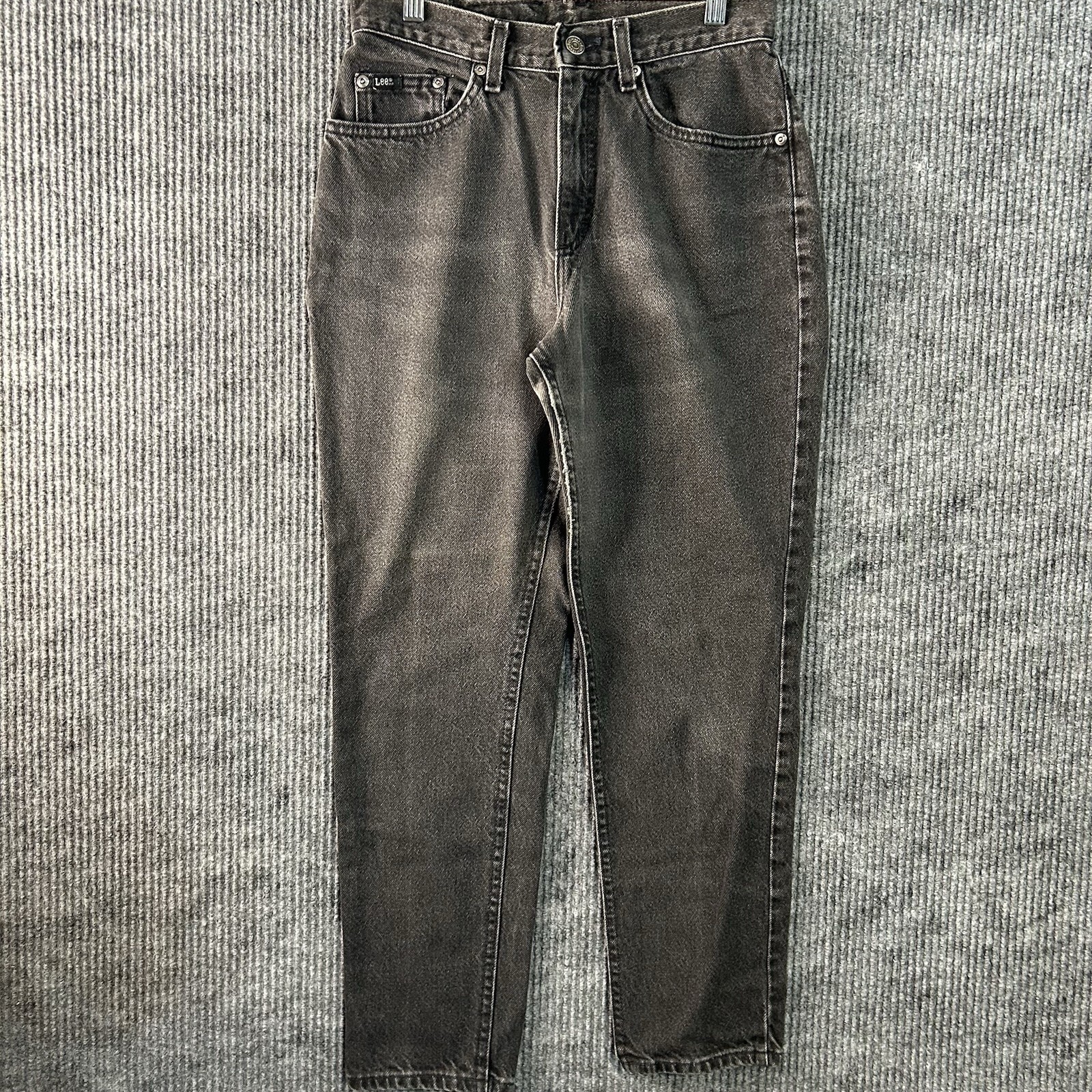 Vintage Lee Jeans Womens 8 Petite Black Made In USA