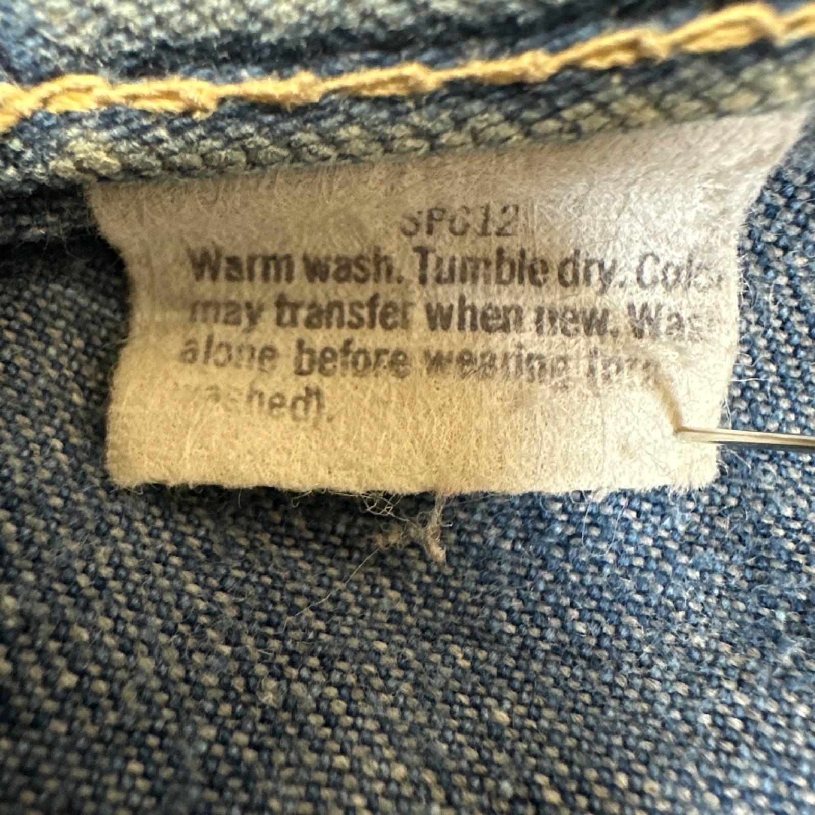 Levi&rsquo;s Redwood Empire Jeans Womens Blue 23X32 Vintage Heart Pocket Wide Leg 70s