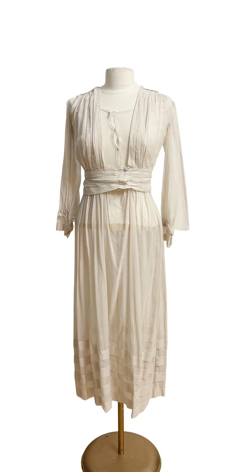 Authentic Edwardian Dress / Tea Dress / Antique Dress / Size Small